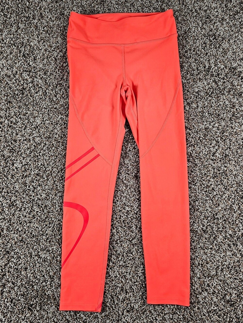 Under Armor Activewear Orange Woemns Sz S Heatgear Compression Pants